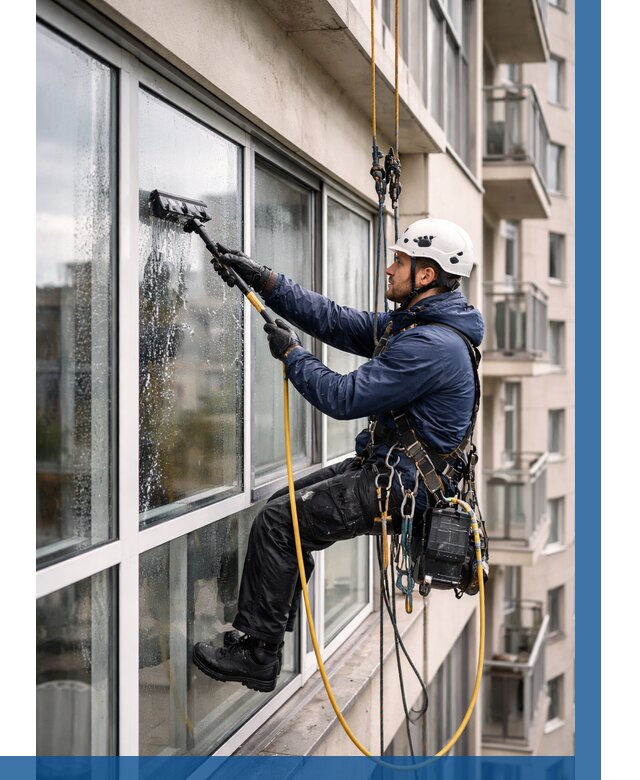 Мойка балконного остекления в Североморске от 3744 р. | ВЫСОТНИК-Свм