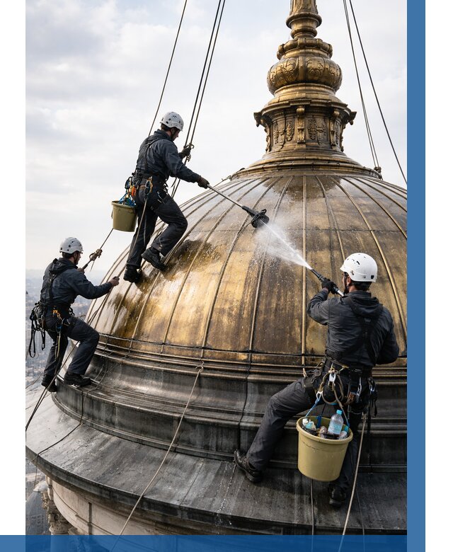 Мойка куполов и шпилей в Североморске от 8558 р. - заказать | ВЫСОТНИК-Свм