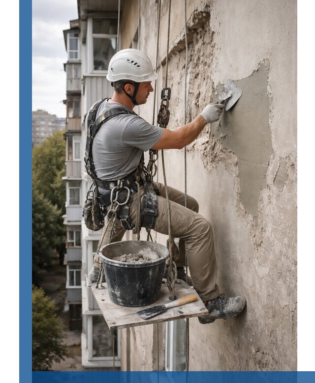 Восстановление фасадной штукатурки в Североморске с гарантией качества