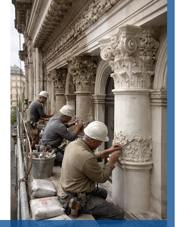 Реставрация фасадной лепнины в Североморске от 2674 р. | ВЫСОТНИК-Свм