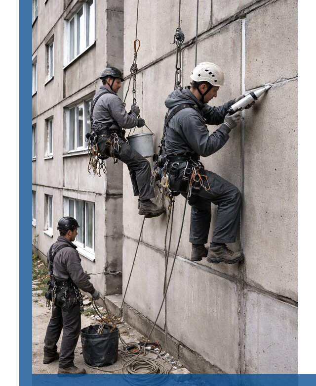 Герметизация межпанельных швов в Североморске с гарантией герметичности