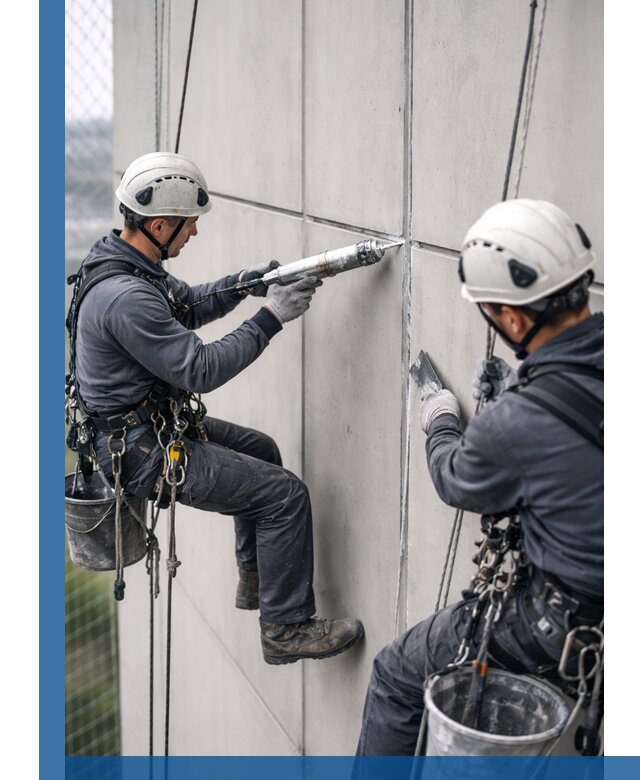 Первичная герметизация швов фасадов и кровель в Североморске