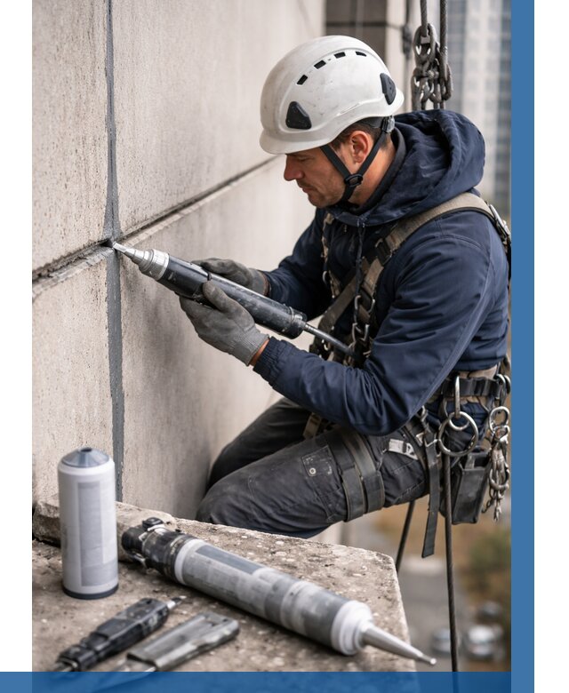 Вторичная герметизация швов в Североморске от 481 р. | ВЫСОТНИК-Свм