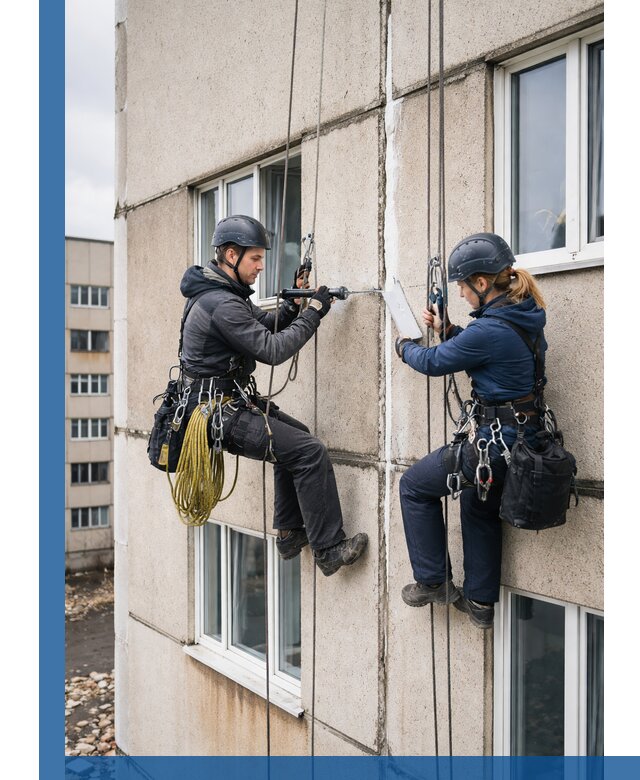 Герметизация межпанельных швов тёплым швом в Североморске