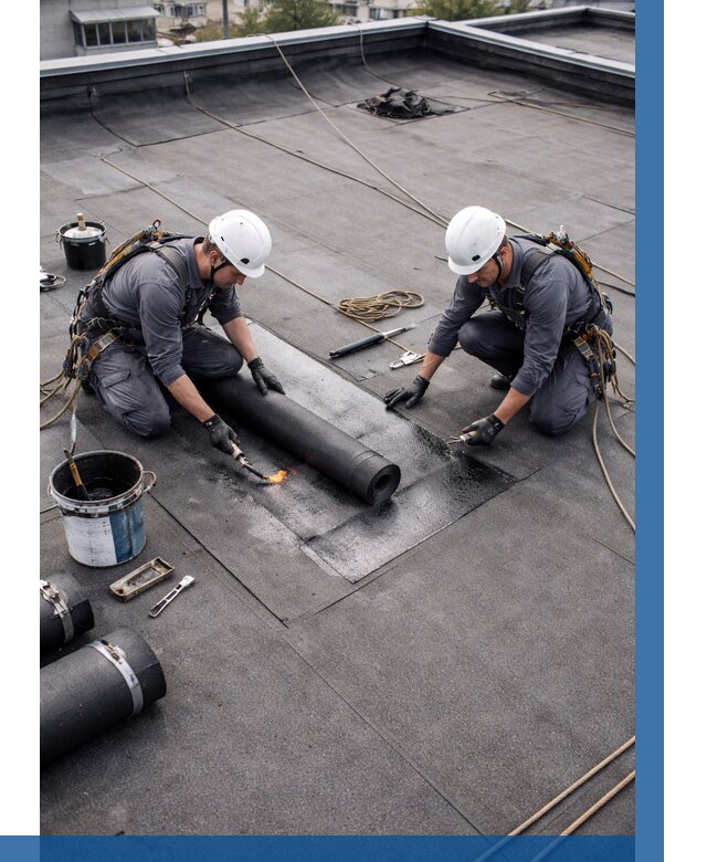 Ремонт мягкой кровли под ключ в Североморске от 749 р. | ВЫСОТНИК-Свм