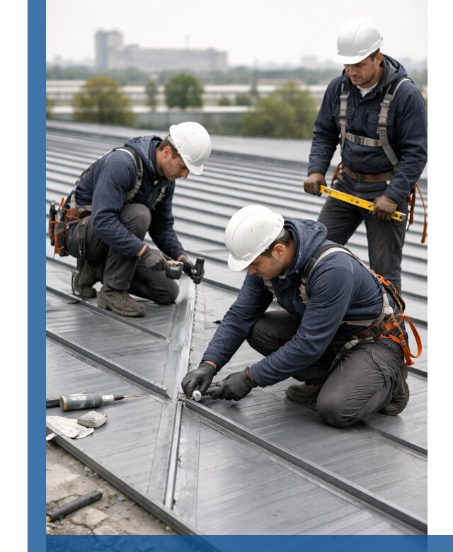 Ремонт фальцевой кровли в Североморске срочно и качественно