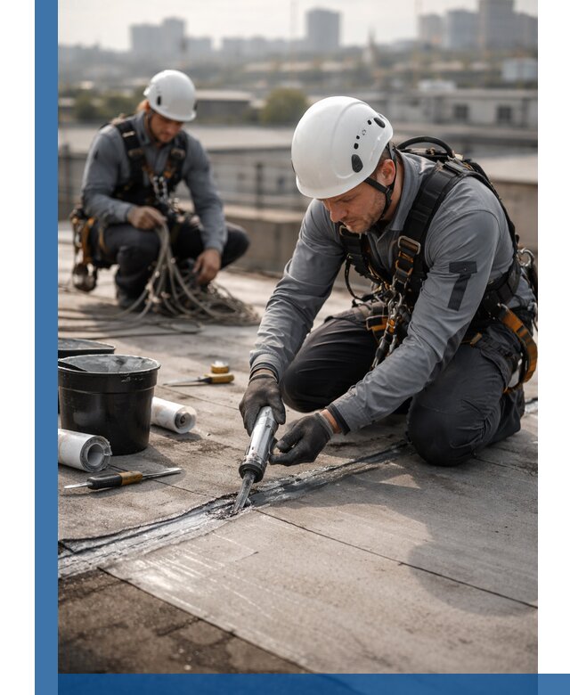 Аварийное и капитальное устранение протечек кровли в Североморске