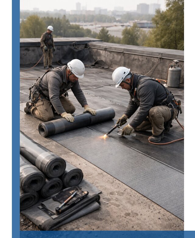 Монтаж мягкой кровли в Североморске профессионально и надежно