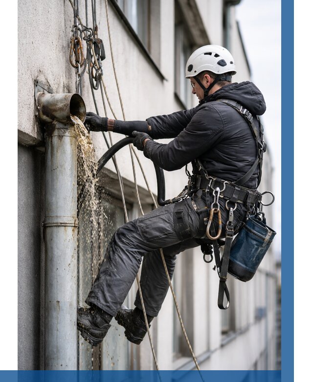 Прочистка водосточных труб в Североморске от 3744 р. | ВЫСОТНИК-Свм