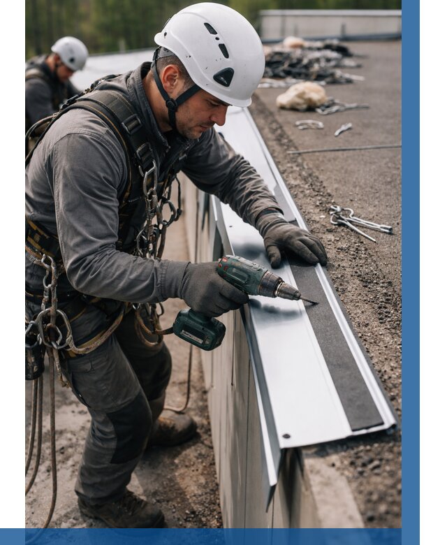 Монтаж капельника на кровле в Североморске от 321 р. | ВЫСОТНИК-Свм