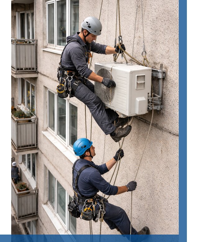 Перенос внешнего блока кондиционера в Североморске от 9627 р.| ВЫСОТНИК-Свм