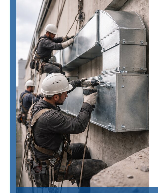 Профессиональный монтаж вентиляционных коробов в Североморске под ключ