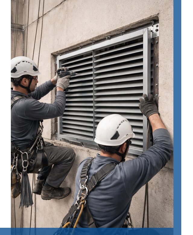 Монтаж вентиляционных решеток в Североморске от 4814 р. | ВЫСОТНИК-Свм