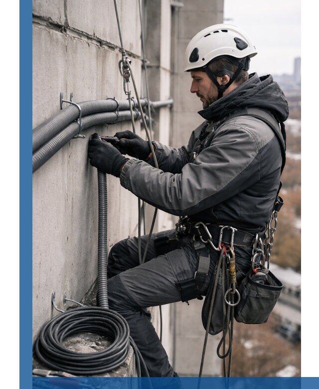 Профессиональный монтаж гофры для кабеля в Североморске с гарантией