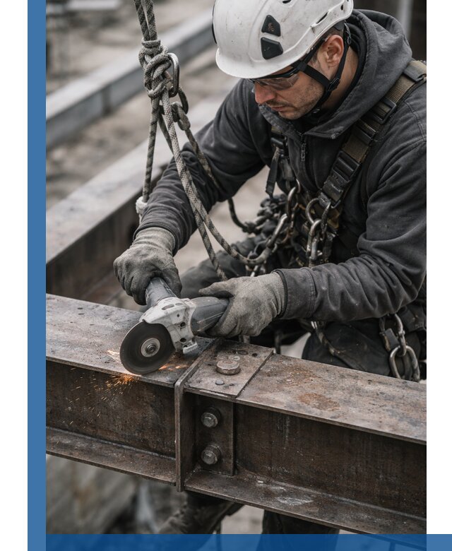 Резка металла на высоте в Североморске для зданий и конструкций