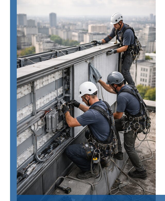 Профессиональное обслуживание крышной рекламы в Североморске под ключ