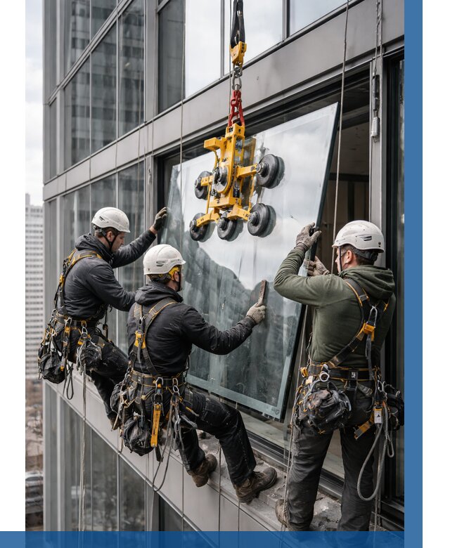 Фасадное остекление зданий под ключ в Североморске от 10697 р. | ВЫСОТНИК-Свм