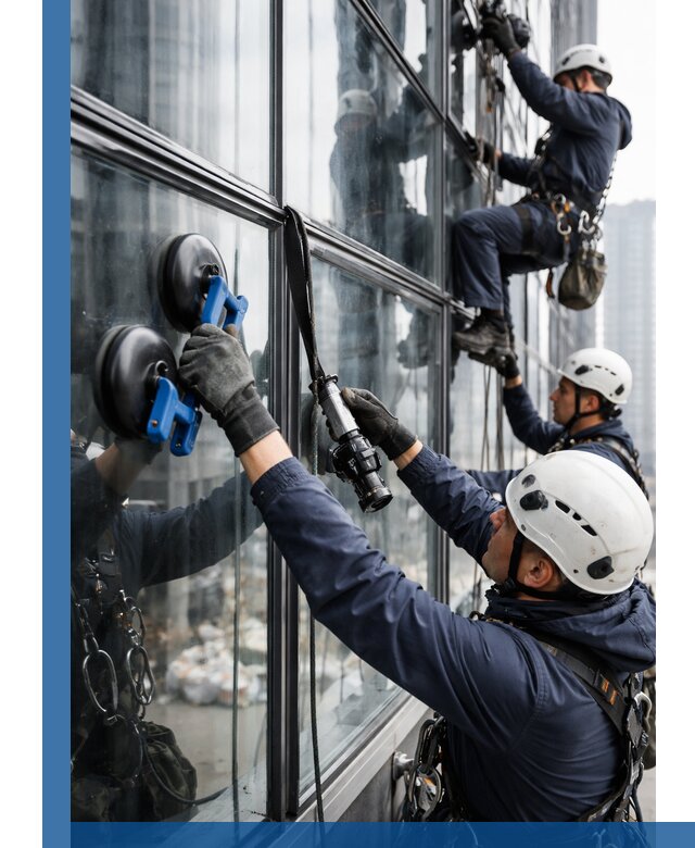 Радиусное остекление фасадов под ключ в Североморске с гарантиями