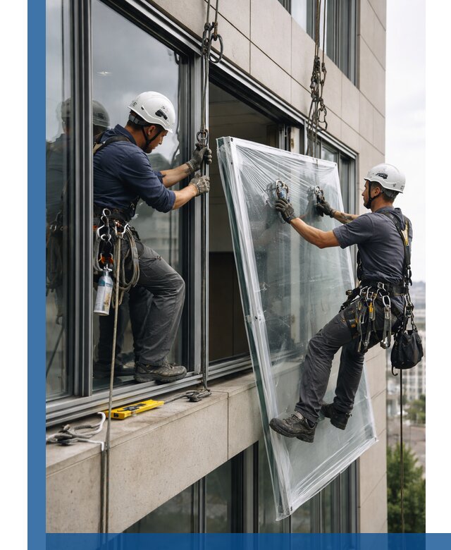 Профессиональная замена стекла в витраже в Североморске с гарантией