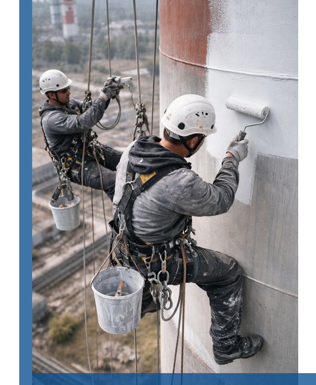 Покраска дымовых труб в Североморске: антикоррозийная защита и восстановление