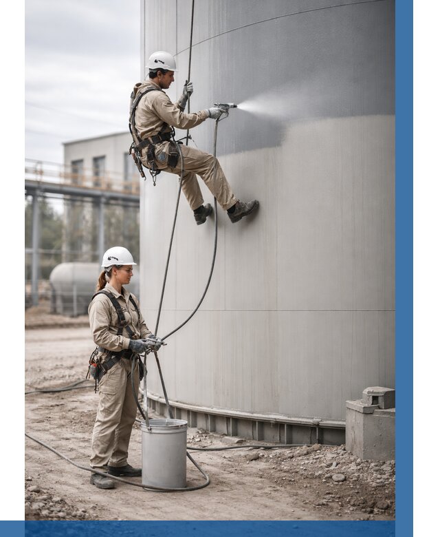 Покраска резервуаров в Североморске от 1284 р. | ВЫСОТНИК-Свм — заказать