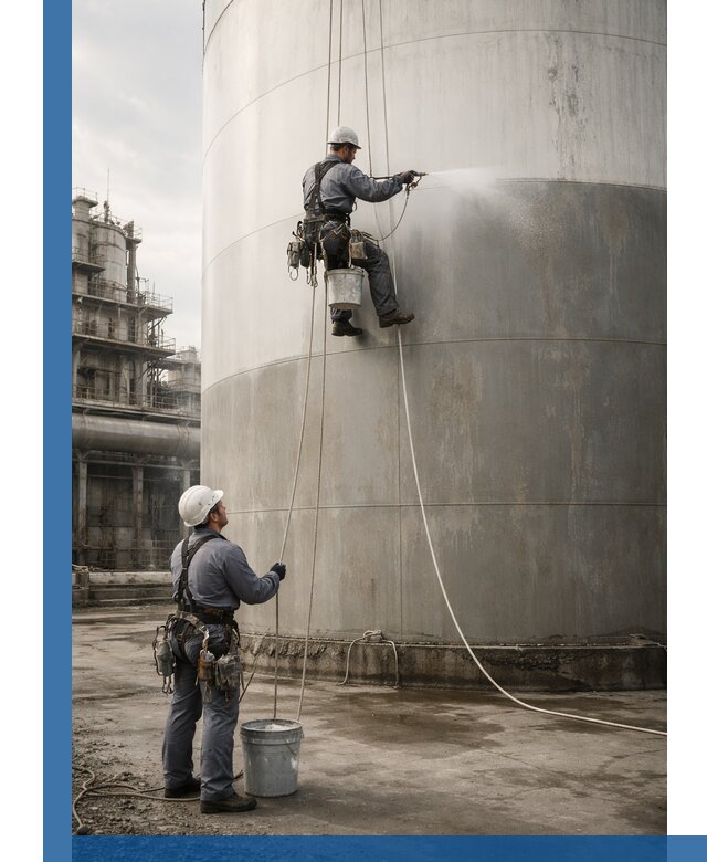 Покраска стальных резервуаров и емкостей в Североморске профессионально