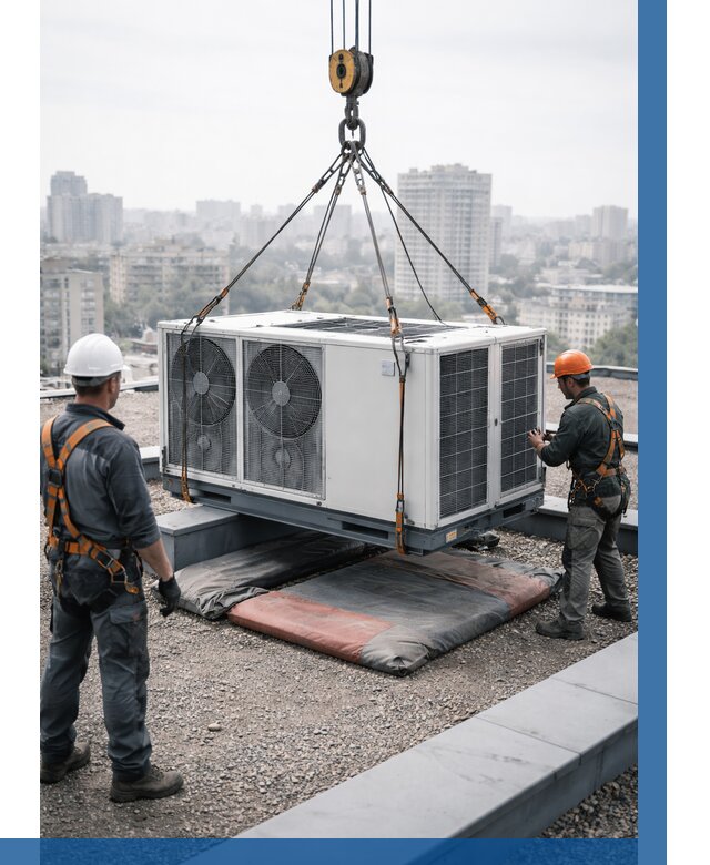 Подъем груза на крышу в Североморске от 5349 р. | ВЫСОТНИК-Свм заказать