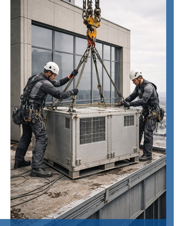 Такелажные работы на высоте в Североморске от 8558 р. | ВЫСОТНИК-Свм