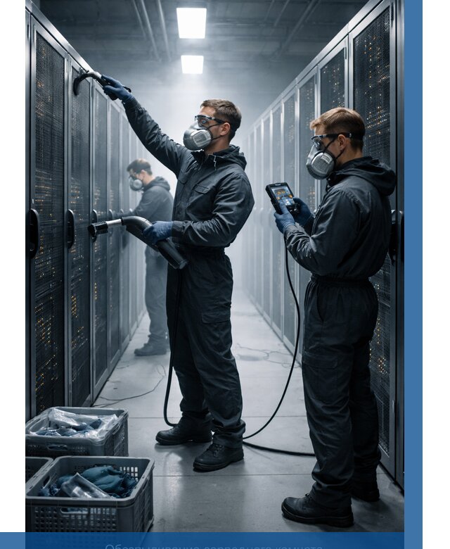 Обеспыливание серверной комнаты в Североморске от 4814 р. | ВЫСОТНИК-Свм