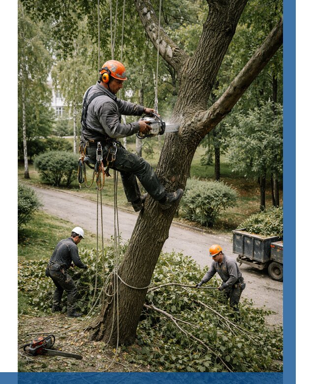 Кронирование деревьев в Североморске от 6953 р. | ВЫСОТНИК-Свм