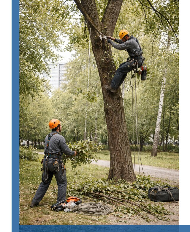 Санитарная обрезка деревьев в Североморске, профессионально и безопасно