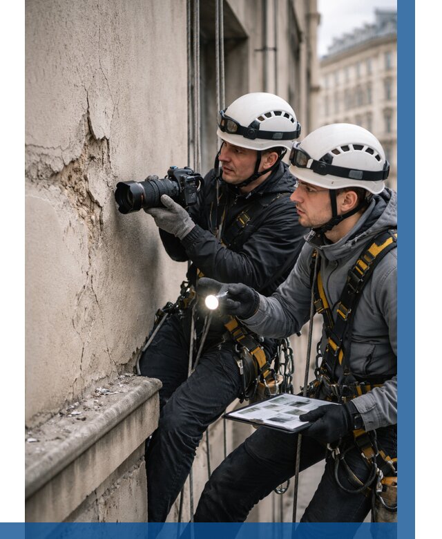 Фотофиксация дефектов фасада в Североморске от 4814 р. | ВЫСОТНИК-Свм