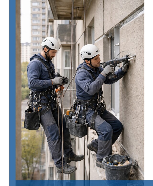 Промышленные альпинисты высотные работы и монтаж в Североморске